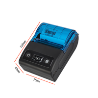 Günstiger Thermodrucker Mini Tragbarer Taschen-Thermodrucker 58mm für Mobiltelefone BT-582