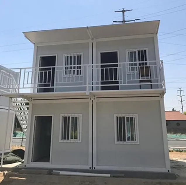 Desain Baru Rumah Modular Ponsel Siap Pakai Prefab Rumah Kontainer 40ft Paket Datar untuk Dijual