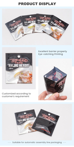 Tùy chỉnh in màu độ ẩm bằng chứng vật nuôi/PE Vật liệu đứng Pouch câu cá lure Bait Pocket Spout hàng nhiệt con dấu bao bì túi - Product Image 6