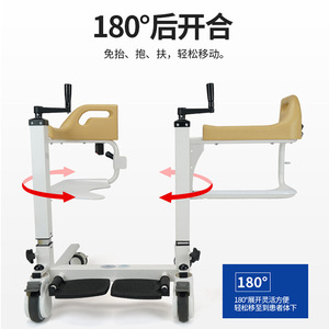 Dispositivo de reubicación de inodoro Jianlian, altura ajustable con ruedas para personas mayores, discapacitadas y mujeres embarazadas, seguridad en el baño - Product Image 4