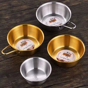 Cuenco de Acero Inoxidable 304 con Asa, Juego de Servir Vino de Arroz Coreano, Apto para Lavavajillas, Calidad de Restaurante, Cuenco para Cocinar Vino Caliente - Product Image 1