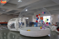 ANGE Vente chaude Tente à bulles gonflable en PVC propre pour enfants Grande maison à bulles pour enfants avec ballon