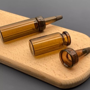 Botella de Vidrio Vacía al por Mayor con Tapa de <span class=keywords><strong>Trompeta</strong></span> de 20 mm con Cabeza de Plástico para Gotero, para Medicamentos - Product Image 6