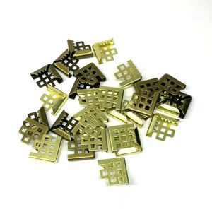 Mingmao Metal <b>Corner</b> <b>Protectors</b> Square Yellow Bronze Durable For Photo Frames - Product Image 1