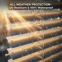 Stores à lamelles motorisées en aluminium sur mesure JSL Discount pour extérieur