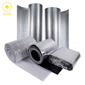 Feuille d'isolation à bulles en aluminium de conception carrée moderne et légère coupe et installation faciles réduction des coûts de CVC rouge pour les entrepôts - Product Image 1