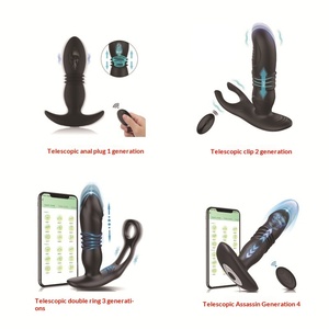 Dilatatore Anale Retrattile in Silicone con Vibrazione, Indossabile per <span class=keywords><strong>Uomini</strong></span> e <span class=keywords><strong>Donne</strong></span>, Dispositivo per Masturbazione, Giocattolo Sessuale per Adulti - Product Image 5