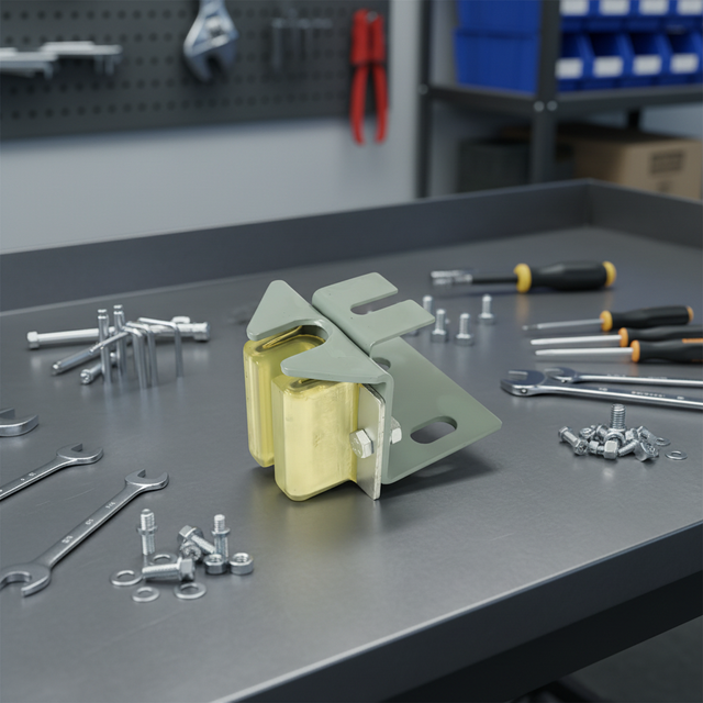 Heavy Duty Elevator Counterweight Sliding Guide Shoe Assembly with PU Liner Metal Bracket Lift Spare Parts OEM ODM Manufacturer