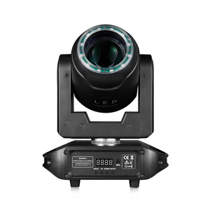 Haz de luz de escenario LED con cabezal móvil de 80W, RGBW, 4 colores, efecto arcoíris, discoteca y club nocturno, control DMX512 - Product Image 4