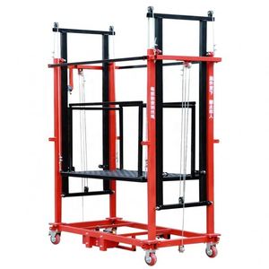 0.5 Ton 2-6 Meters Mobile Telescopic <b>Frame</b> Electric Lifting Ladder Scaffolding Platform for Construction - Product Image 2