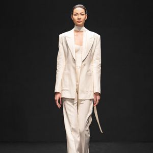 2025 élégant femmes vêtements BOULA CORSET TOP sable Jacquard dame Blouse printemps hauts en gros OEM - Product Image 6