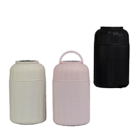 Bocal alimentaire isotherme portable classique en acier inoxydable 304 de 500 ml – Thermos sous vide anti-fuite avec poignée, isolation thermique 12-24 heures pour