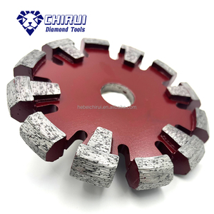 Disco de corte de diamante en forma de V de 130x22.2mm para ranurado de hormigón y corte de <span class=keywords><strong>puntos</strong></span> de unión, ideal para corte de suelos radiantes. - Product Image 1