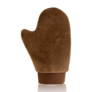 Guante de Baño Exfoliante Grande de Franela Ultra Suave para Aplicación Rápida de Loción Corporal con Orificio para el Pulgar, Ideal para Autobronceado - Product Image 5