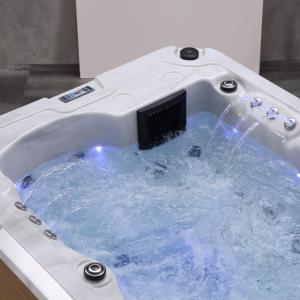 Jacuzzi extérieur de luxe multifonctionnel avec jets d'eau massants, chauffage à température constante et éclairage LED - Product Image 3