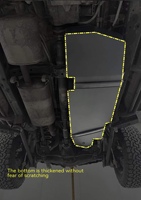 Tangki Bahan Bakar Alumunium Mg Alloy 120L Baru yang Tangguh untuk Ford Everest P52 4WD Perjalanan Jarak Jauh Kondisi Ekstrem Jangkauan Lebih Luas