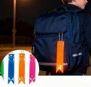 Ficelle réfléchissante pour la visibilité nocturne, pour tirettes de sac à dos, accessoire de sécurité essentiel, articles promotionnels avec logo personnalisé - Product Image 3