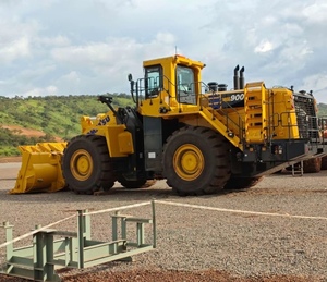 מעמיס גלגלים משומש איכותי מדגם <span class=keywords><strong>KOMATSU</strong></span> WA900 בעל כושר העמסה של 6 טון, מנוע 672 קילוואט, תיבת הילוכים, למכירה חמה לייצוא מסין - Product Image 4