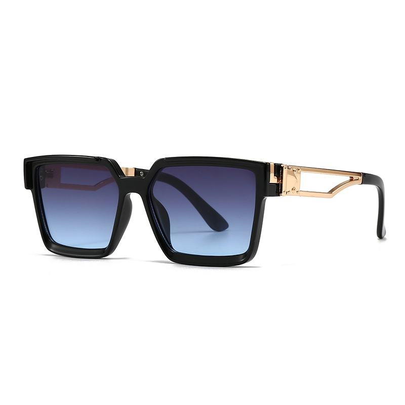 C2 Cadre Noir Dégradé Bleu
