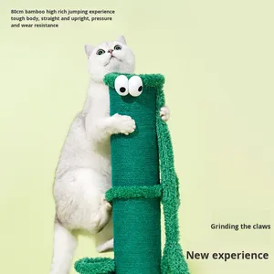 عمود خدش عمودي كبير وعصري للقطط، لا يترك أثراً، يحمي الأثاث والأريكة، لعبة مقاومة للخدش - Product Image 5