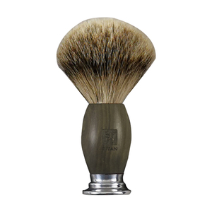 Titan <span class=keywords><strong>blaireau</strong></span> poignées en bois <span class=keywords><strong>rasoir</strong></span> argent <span class=keywords><strong>blaireau</strong></span> cheveux barbe brosse - Product Image 1