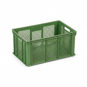 Caisse à pain en plastique de qualité alimentaire KE 400, robuste, empilable, recyclable, antibactérienne, pliable, design européen, pour le stockage et le transport - Product Image 2