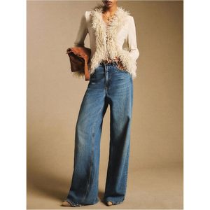 Cárdigan Corto Personalizado para Mujer con Lazo Delantero, Suéter de Punto con Cuello en V, Manga Larga, Estilo Casual Otoñal - Product Image 4