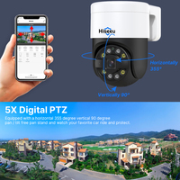 Hiseeu 8 MP 8-Kanal PoE NVR Gesichtserkennungs-Kit Zwei-Wege-Audio Outdoor CCTV PTZ Kamera 4K Sicherheitssystem