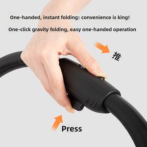 बिल्लियों और कुत्तों के लिए हाइस्वप्न धातु पालतू जानवर सवारी कार सभी में एक हल्के फोल्डेबल पालतू - Product Image 3