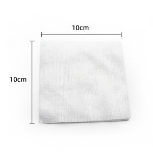 100 adet, 30g, steril olmayan, tıbbi temizlik Nonwoven kumaş çubukla gazlı bezlerden 10x10 4ply - Product Image 2