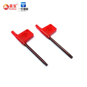 Source factory tool steel red flag wrench torx keys red flag torx keys wrench T6 T8 T10 T15 T20 flag hand torx wrench