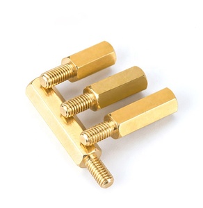 Espaciador separador de latón hexagonal Pilares roscados macho o hembra para placa base PCB Caja de computadora - Product Image 4