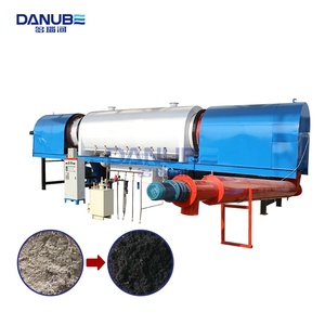 Industrial Continuous <b>Smokeless</b> Carbonization Stoves Biomass Charcoal Making Machine for Line Production - Product Image 1