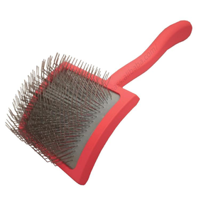 Brosse de toilettage pour chiens et animaux de compagnie en bois à picots longs, avec logo personnalisé, vente en gros directe usine - Product Image 5