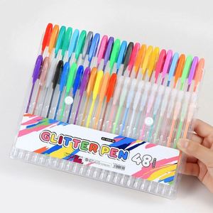 Recambios de Bolígrafo de 48, 60, 72, 80, 100 y 120 Unidades, Bolígrafos de Plástico de 1.0 mm con Logotipo para Niños, Libros para Colorear, Dibujo, Manualidades, Diario, Agenda - Product Image 1