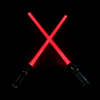 Splicable Laser Sword Toy Kids Safe Plastic Duel Light Sword With Rounded Edge Colorful Glowing Play Weapon