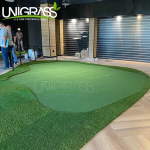 Cảnh quan Turf thành phố màu xanh lá cây cỏ Mat sân chơi màu hồng sân tennis rug trang trí ngoài trời Golf đầy màu sắc cỏ nhân tạo - Product Image 2