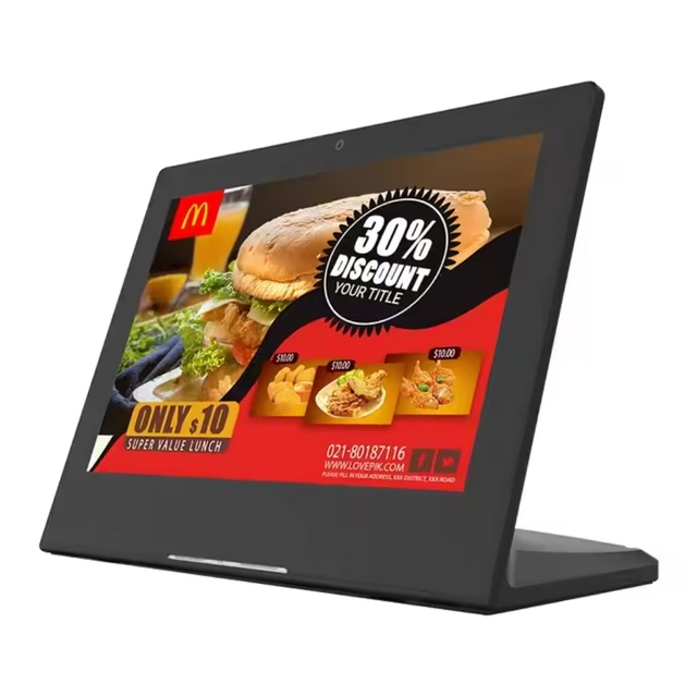 Customer Feedback Device L Shape POS Android Tablet 8 10 13 Inch LCD Display Advertising Poe Android Tablet PC