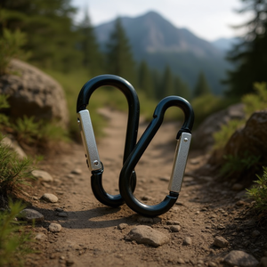 Portachiavi con moschettone Ilan 46 mm, 2 pezzi, per uso esterno - Product Image 3