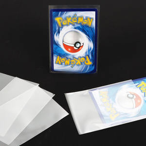 Protège-cartes transparents en PP pour cartes de sport et Pokémon |   66x91mm Option de logo personnalisé écologique Livraison rapide - Product Image 2