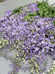 Décoration de fête de mariage CM-TH357 fleur longue branche <span class=keywords><strong>Wistaria</strong></span> 175cm soie glycine fleurs suspendues - Product Image 5