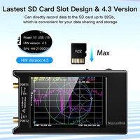 Analyseur de spectre NanoVNA-H4 Analyseur d'antenne réseau 10KHz-1.5GHz MF HF VHF UHF Tuner Nano VNA