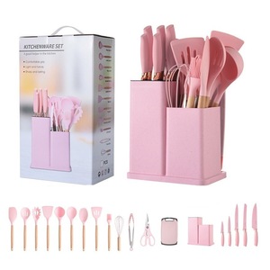 9-Piece Disposable Kitchen Cookware Set Silicone Stainless Steel PP <b>Materials</b> <b>Storage</b> <b>Box</b> Cutting Board-Hand Wash - Product Image 3