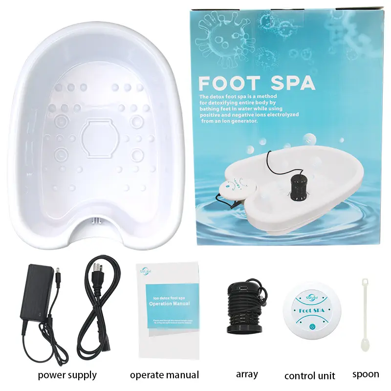 Ion Ionic Detox Venta caliente Baño de pies Limpieza SPA Máquina con lavabo