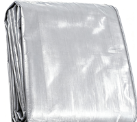 Bâche en plastique PE personnalisable, disponible en plusieurs couleurs et tailles, imperméable, résistante aux déchirures, usage polyvalent