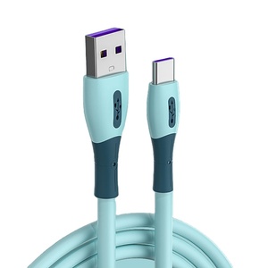 Nuevo <span class=keywords><strong>Cable</strong></span> de Datos de Silicona Líquida con Precio de Fábrica, <span class=keywords><strong>Cable</strong></span> de Carga Rápida Tipo-C de 3A <span class=keywords><strong>para</strong></span> Android y Apple - Product Image 1