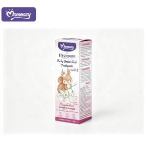 Pasta Dental de <span class=keywords><strong>Amino</strong></span>ácidos para Bebés Momeasy <span class=keywords><strong>X</strong></span> Hygepure, Sin Flúor, Sabor a Fresa, 60g, para Bebés de 0 a 2 Años - Product Image 3