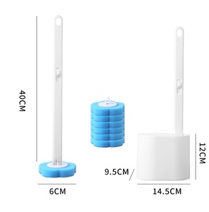 Juego de Cepillo de Inodoro Desechable con Soporte para Limpieza de Baño, para Fregadero, Bañera, Desagüe, Lavabo, Cepillo de Inodoro, Kit de Limpieza de Baño - Product Image 2