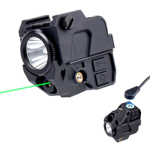 Visée laser rouge et verte avec lampe torche LED, rechargeable magnétiquement, tactique P1, montage sous le guidon, pour utilisation en extérieur - Product Image 2