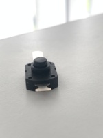 Interruptor de Botón Miniatura KAN-4C Directo de Fábrica, 1NO SPST 1A250V, Interruptor de Botón Miniatura de Montaje Pasante, Certificado CE CB CQC para Linterna